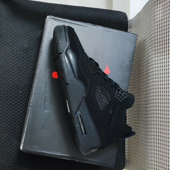 Jordan Other - Air Jordan Retro 4 Black Canvas “Steel” Size 11